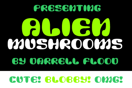 Alien Mushrooms font